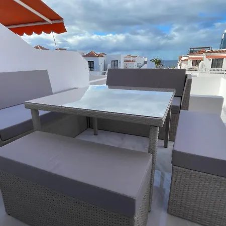Luxury Diamond - Ocean View, Big Terraces, Air Con, Wifi * ロスクリスティアーノス