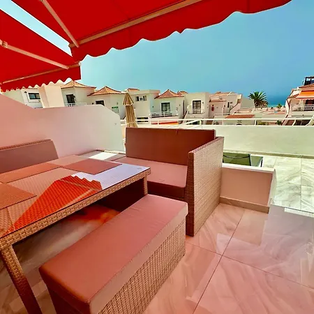 アパート Luxury Diamond - Ocean View, Big Terraces, Air Con, Wifi ロスクリスティアーノス
