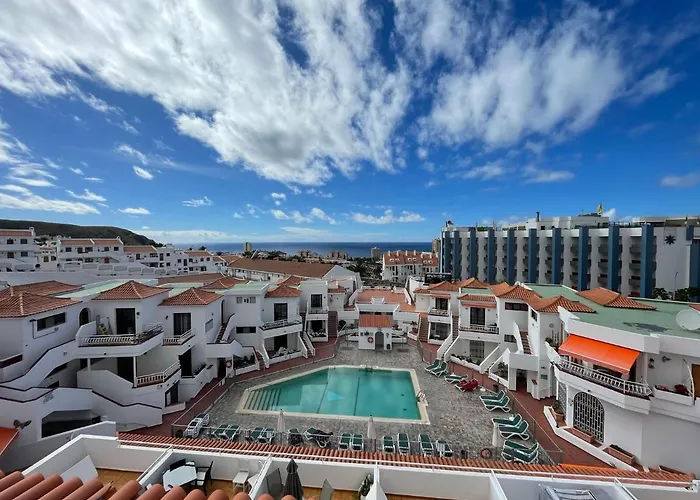 Luxury Diamond - Ocean View, Big Terraces, Air Con, Wifi Lägenhet Los Cristianos (Tenerife)