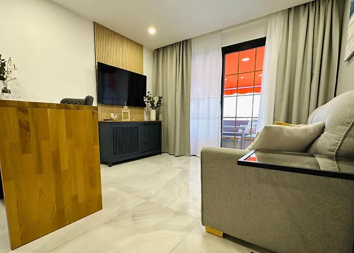 Luxury Diamond - Ocean View, Big Terraces, Air Con, Wifi 아파트 로스크리스티아노스